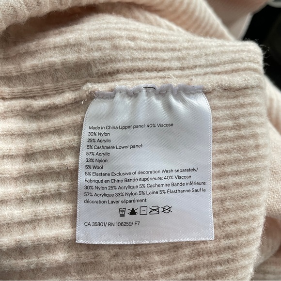 LULULEMON Restful Intention Mini Sweater Dress Pink Cashlu Cashmere Blend Tunic - Picture 9 of 11